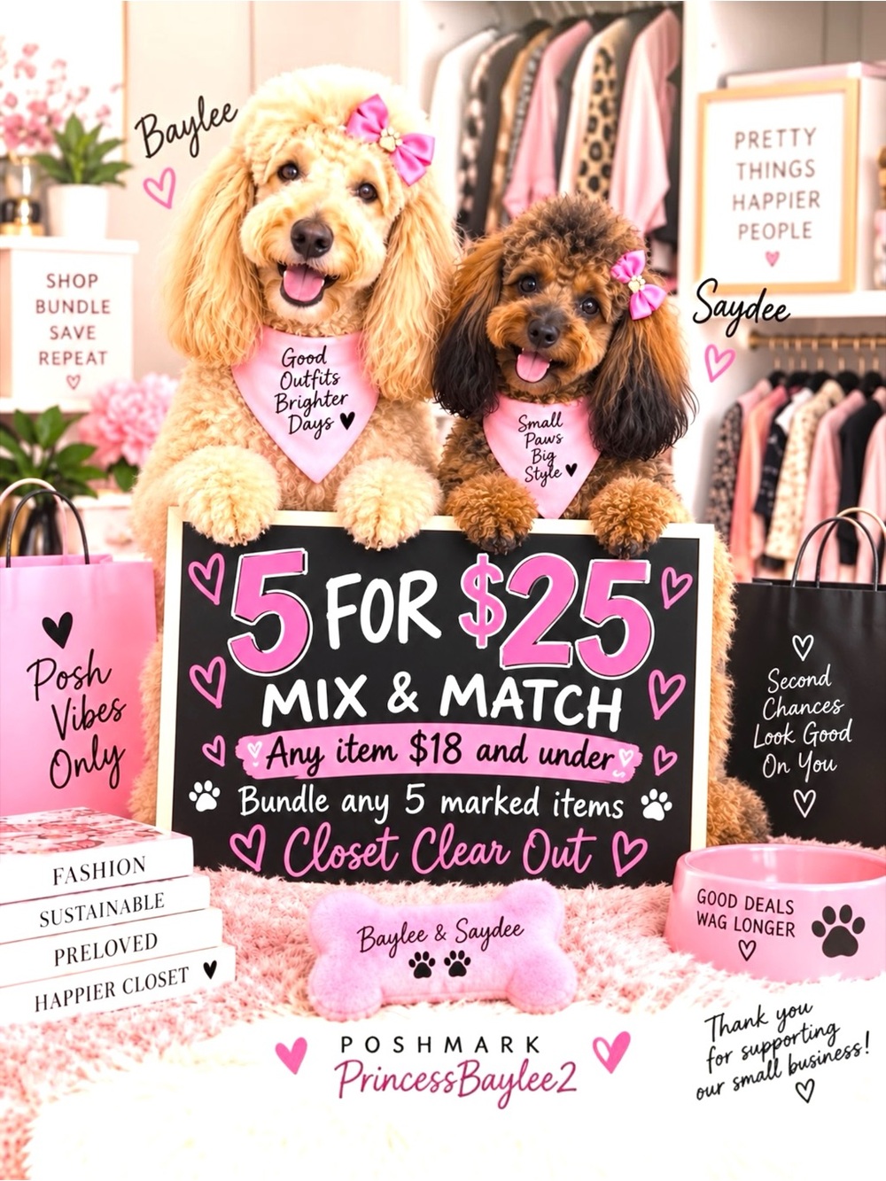 🚨🐩 $18 and under! 5 FOR $25 SALE | MIX & MATCH BUNDLE & SAVE 🚨🐩